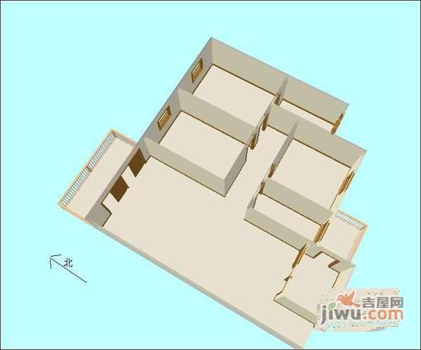 和基花园南区3室2厅2卫143㎡户型图