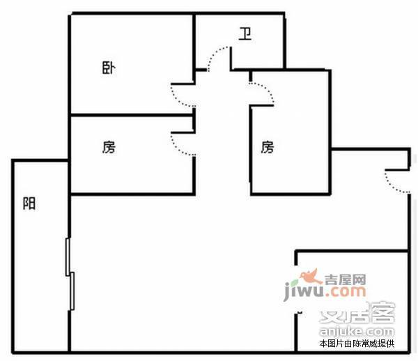 汇银环湖国际3室2厅2卫103㎡户型图