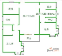 尚辉苑4室2厅2卫147㎡户型图