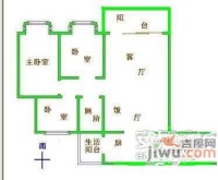 河西花园3室1厅1卫115㎡户型图