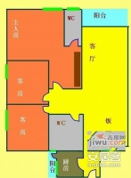 嘉禾新城3室2厅2卫159㎡户型图