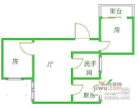 嘉禾新城2室1厅2卫89㎡户型图