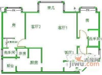 鸿业豪庭3室2厅2卫178㎡户型图