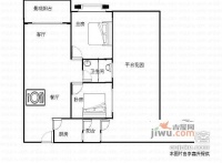 鸿翔湖景苑3室1厅1卫95㎡户型图