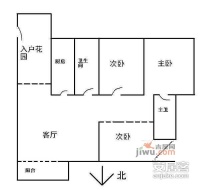 东建世纪广场3室2厅2卫161㎡户型图
