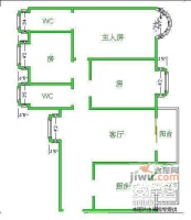 丽雅苑中区6室2厅4卫户型图