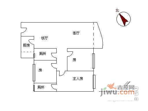 乐宜居3室2厅2卫127㎡户型图