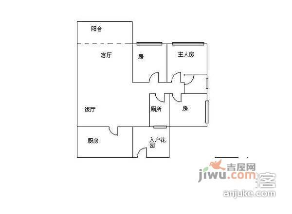 东汇名苑3室2厅2卫户型图