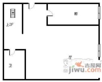 金宇名都1室1厅1卫60㎡户型图