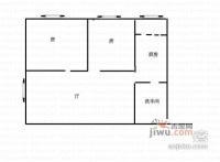 旭景豪庭2室1厅1卫58㎡户型图