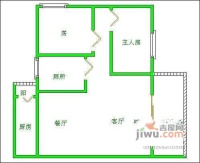 碧桂花城别墅2室1厅1卫70㎡户型图