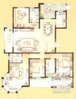 中基高尔夫花园4室2厅3卫226㎡户型图