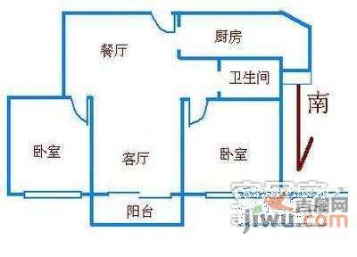 宁静花园3室2厅2卫137㎡户型图