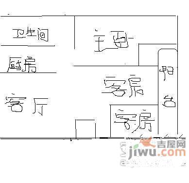 汇杰雅苑3室2厅2卫120㎡户型图