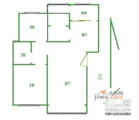 尚城国际花园3室2厅1卫户型图